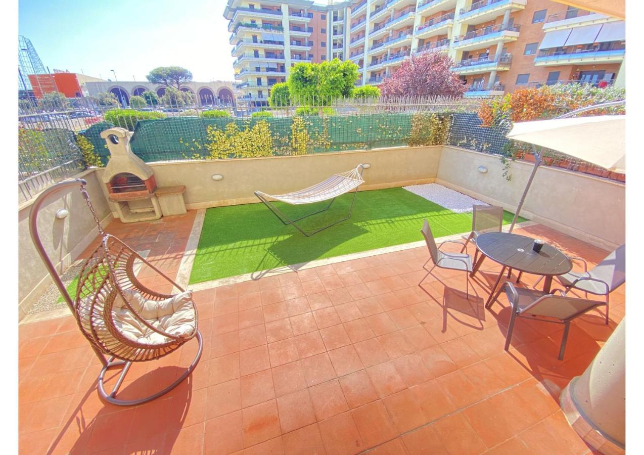 Sun Nest Apartment - Terrace & Garage Fiumicino Dış mekan fotoğraf